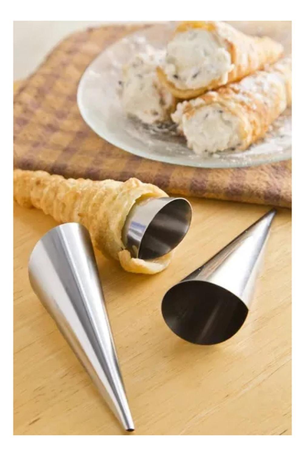 Pack X60 Cono Molde Para Cannoli Cachito Croissant Pan Danes Molde Para Cachito Molde Cannoli Molde-2