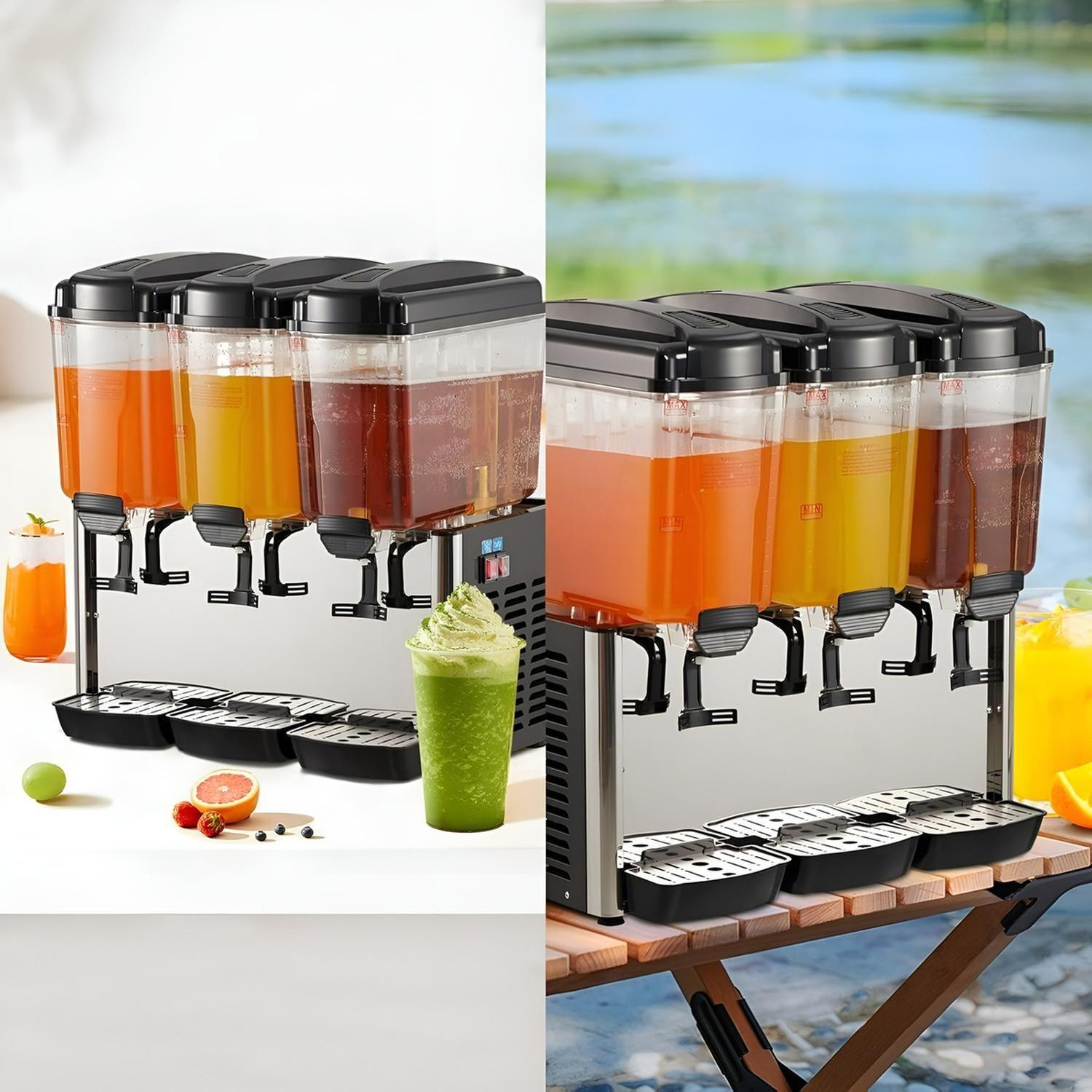 Dispensadores De Bebidas Frias Dispensador Electrico 3x18l-7