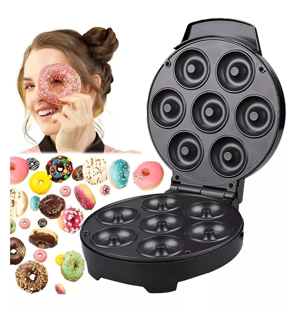Maquina Para Donas Maquina De Donuts Mini Donas 1000w 7cav-3