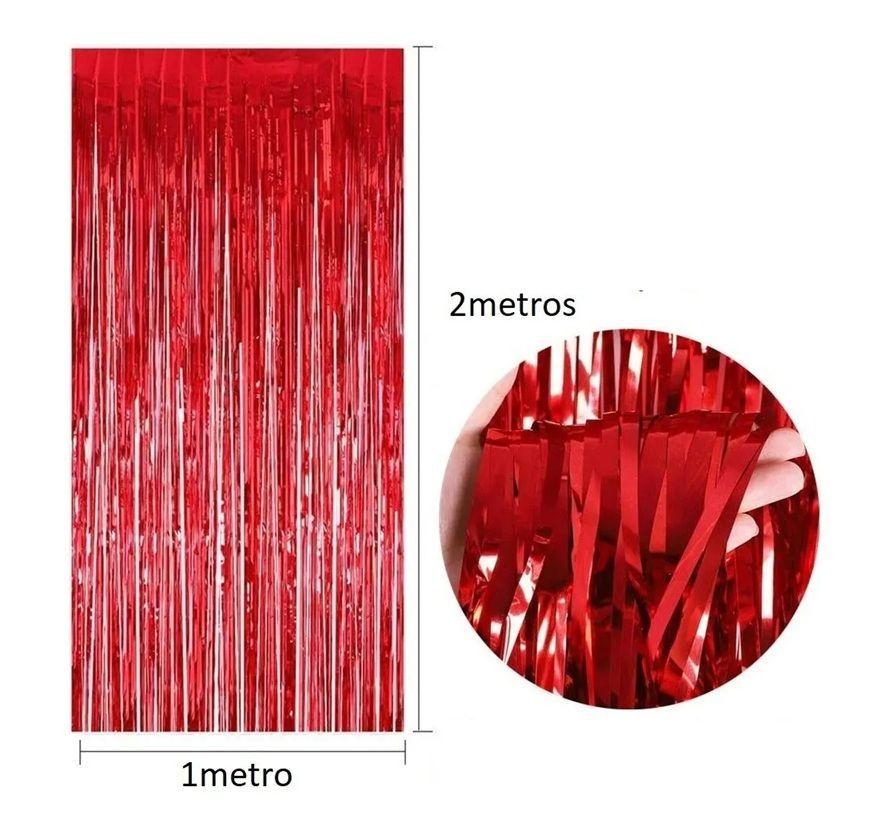 Cortina Guirnaldas Cumpleaños Guirnalda Cumpleaños Rojo 2m Cortina De Cumpleaños Decoración Fiestas-2