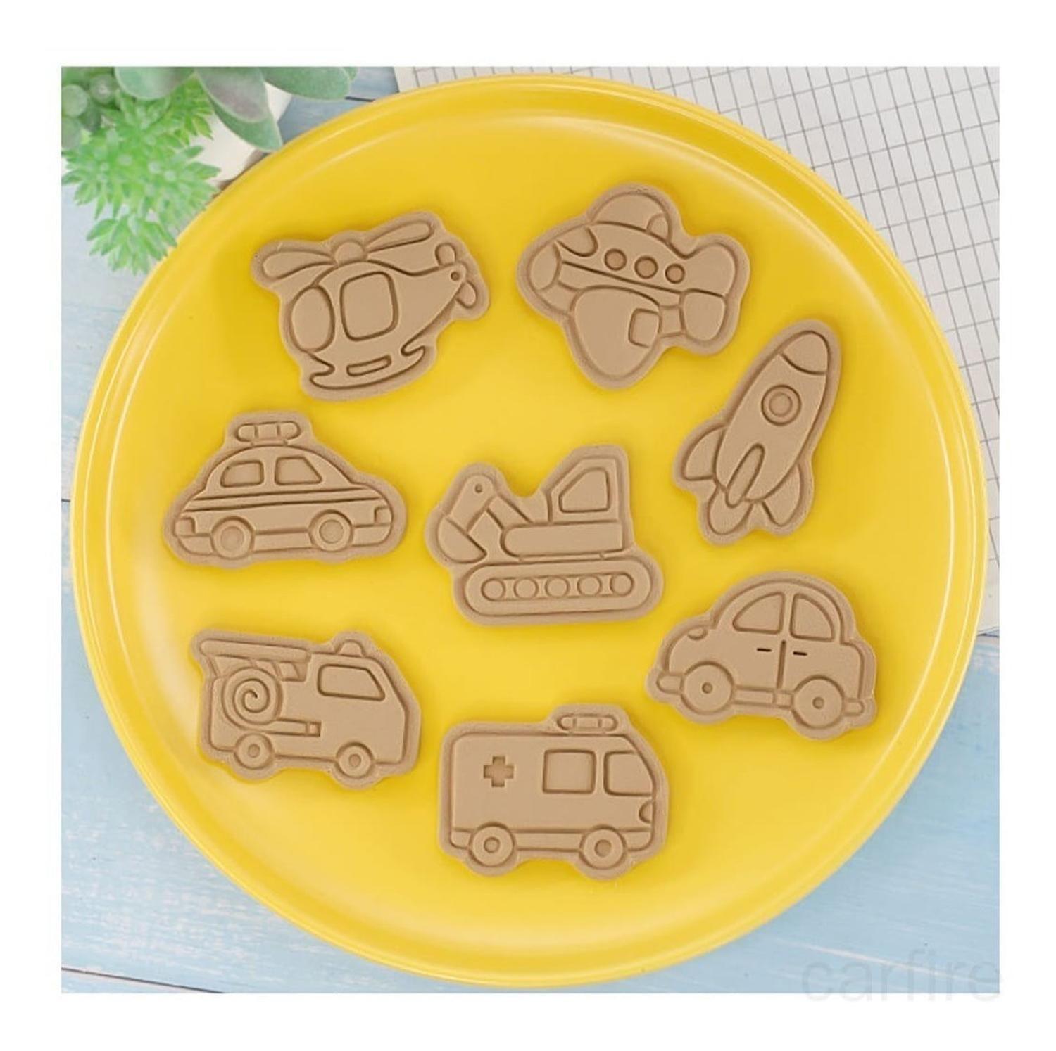 8 Cortador Galletas Cortadores Galletas Moldes Vehículos-6