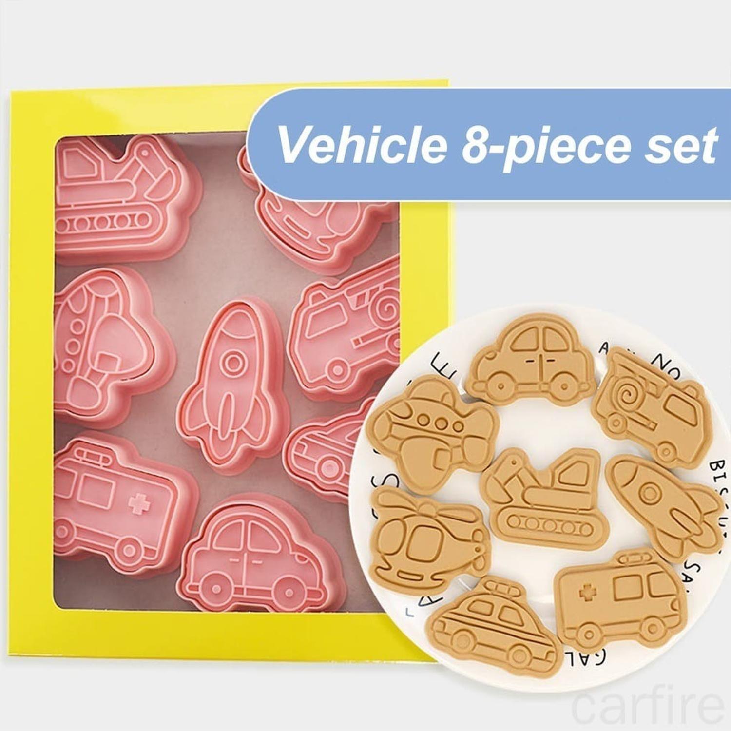 8 Cortador Galletas Cortadores Galletas Moldes Vehículos-7