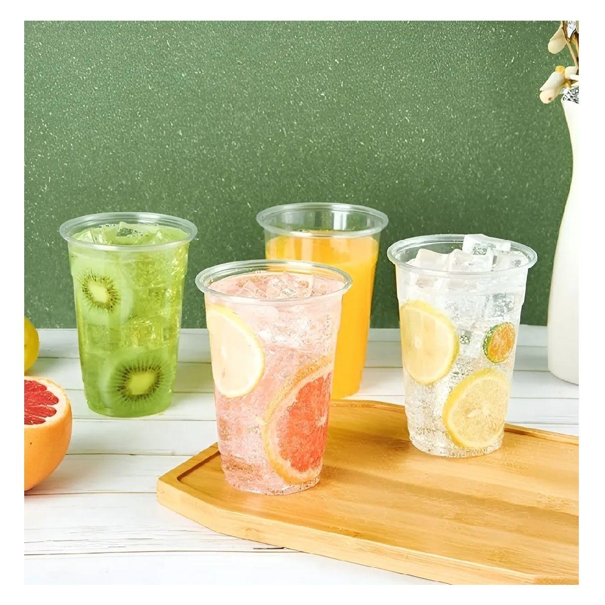 200 Vasos Plasticos Desechables Vasos Para Bebida 13oz 400ml Trasparente-7