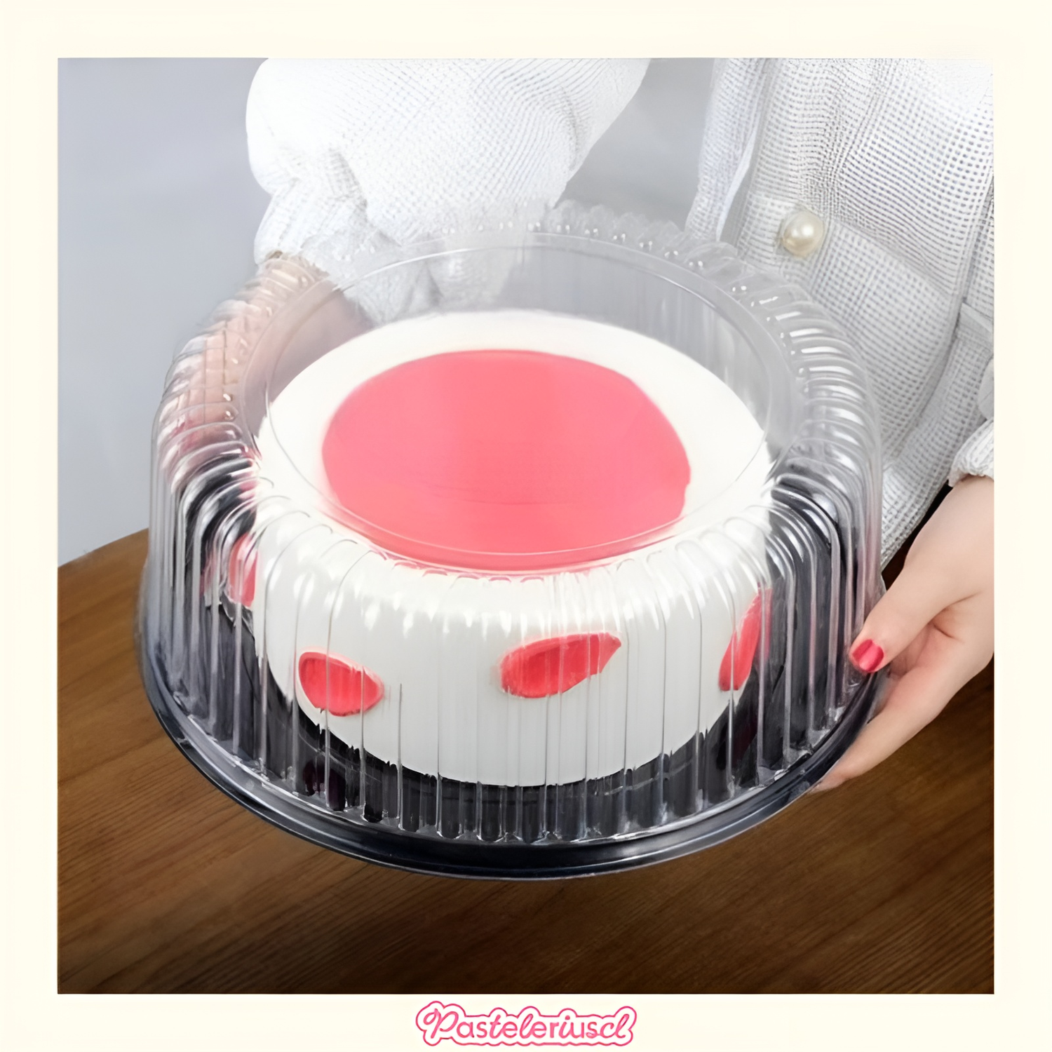 X50 Bandejas Para Torta Porta Cupcake Porta Tortas 29x8cm-4