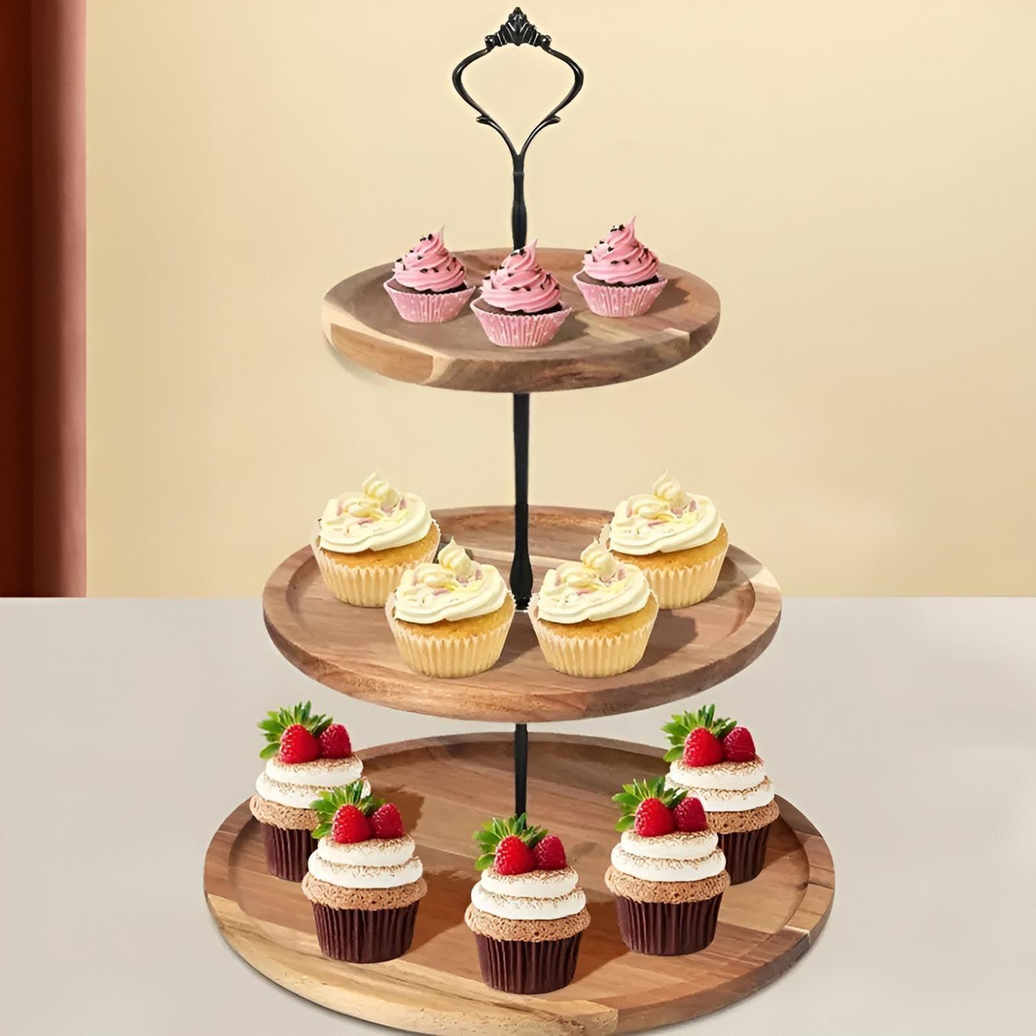 Porta Cupcakes Base Para Cupcakes Alzadores Candy Bar 3niv-5
