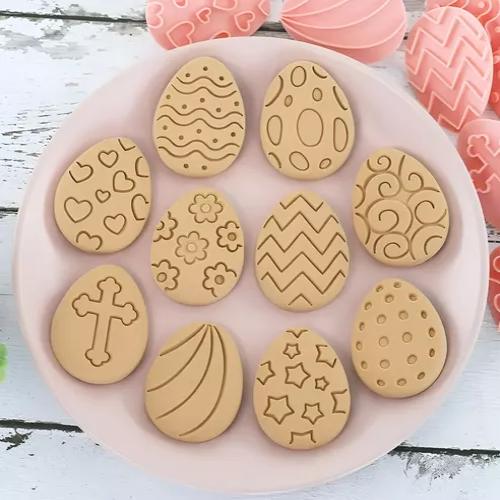 Cortador Galleta Huevos Pascua Cortadores Galletas Moldes -5