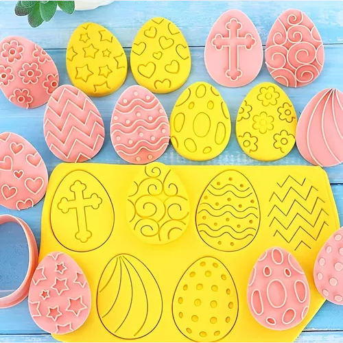 Cortador Galleta Huevos Pascua Cortadores Galletas Moldes -6
