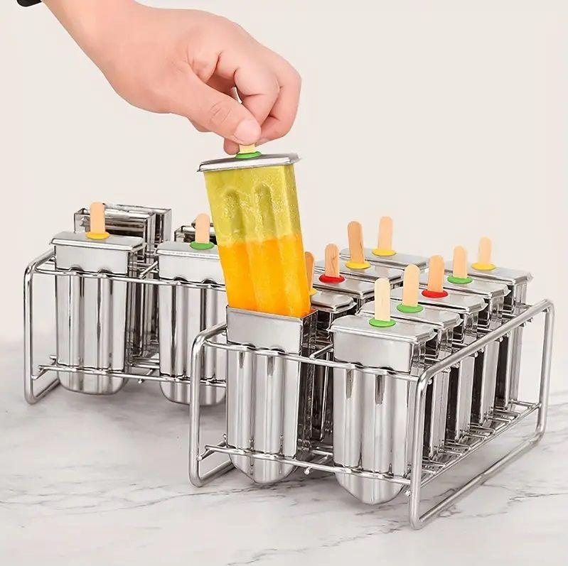 Molde Helados Moldes Reposteria Molde Helado Paletas 10cav-6