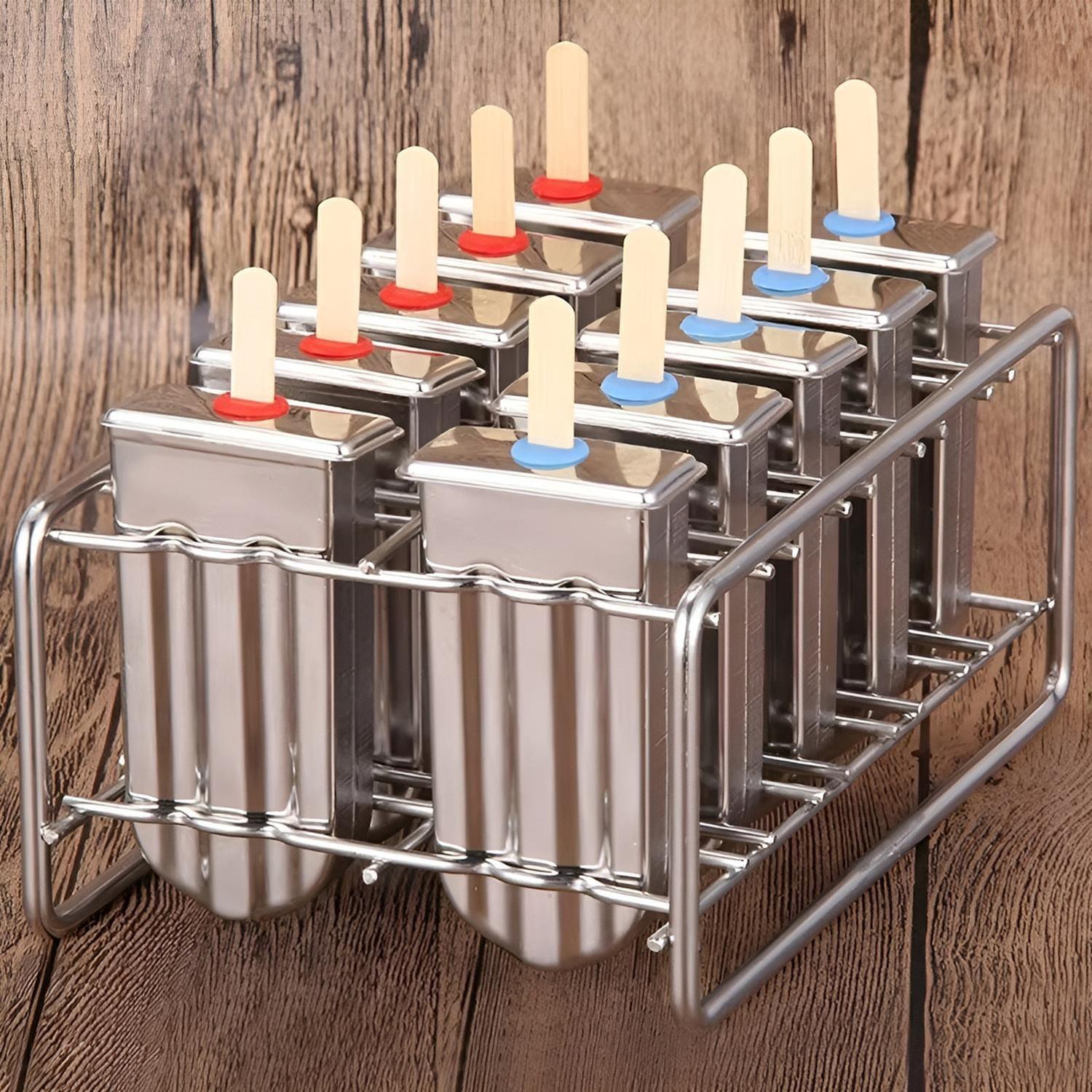 Molde Helados Moldes Reposteria Molde Helado Paletas 10cav-4