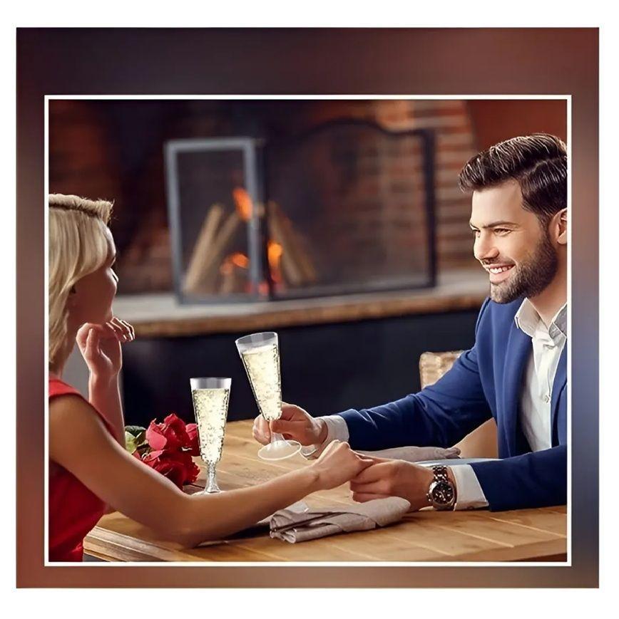 30 Copas De Champagne Copa Acrilico Copas Champaña copas acrílica copas champagne 5oz/162ml -4