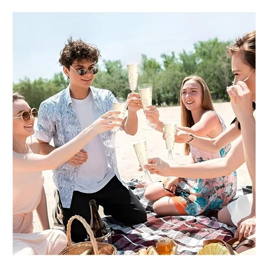 30 Copas De Champagne Copa Acrilico Copas Champaña copas acrílica copas champagne 5oz/162ml -6