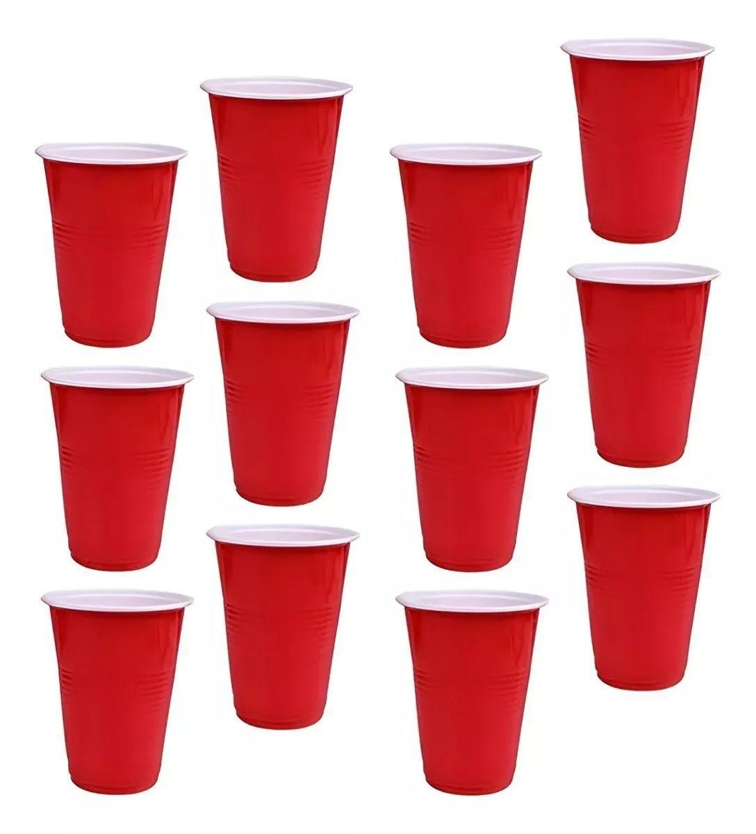 50 Vasos Plasticos Vaso Desechable Grande 473ml-6