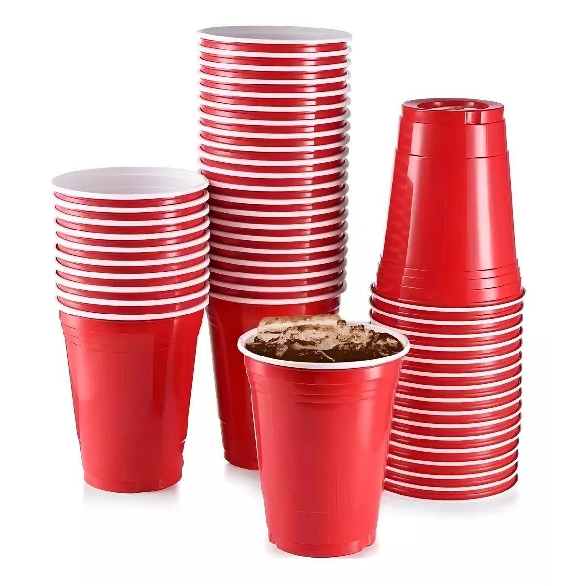 50 Vasos Plasticos Vaso Desechable Grande 473ml-7
