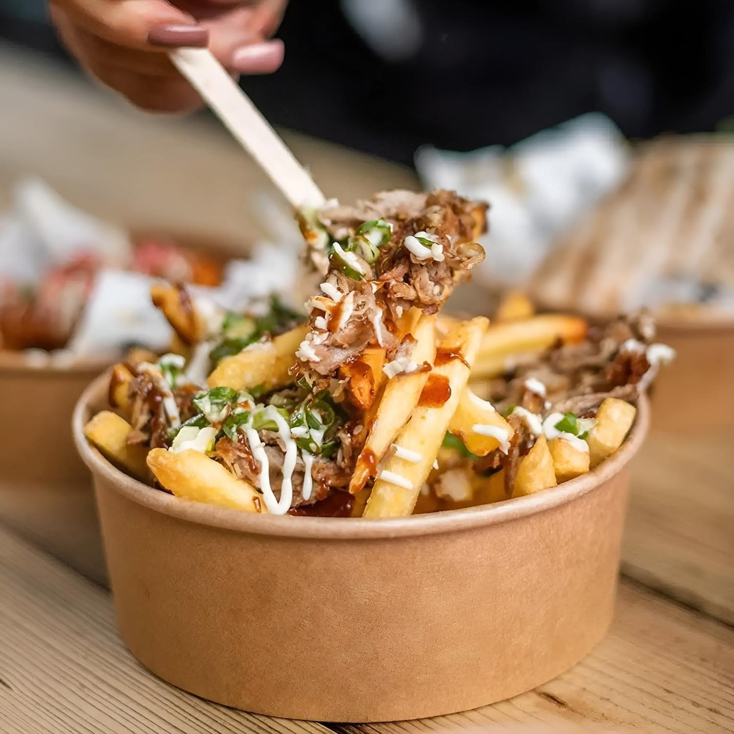 Bowl Con Tapa Bowls Plastico Bowl Kraft Envases 1000 Cc-4