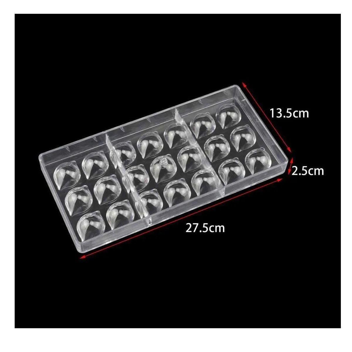 X2 Molde Policarbonato Forma De Limón Chocolate Moldes De Chocolate Policarbonato Limones Moldes-2