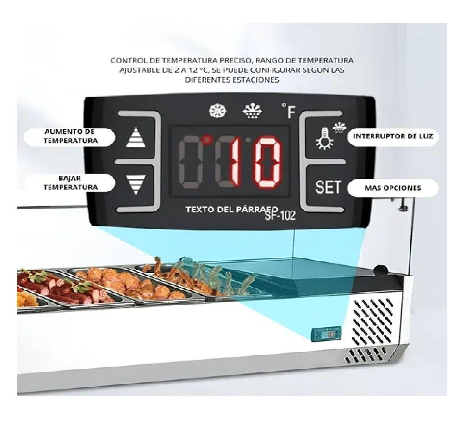 Bandeja Alimentos Para Restaurante Vitrinas Frias Sobremesa deposito gastronomicos vitrinas deposito-5