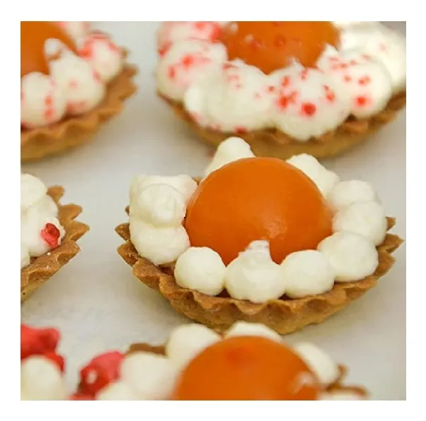 Pack X6 Molde Mini Tartaleta Moldes Tarta De Coctel Flor 5.5-5