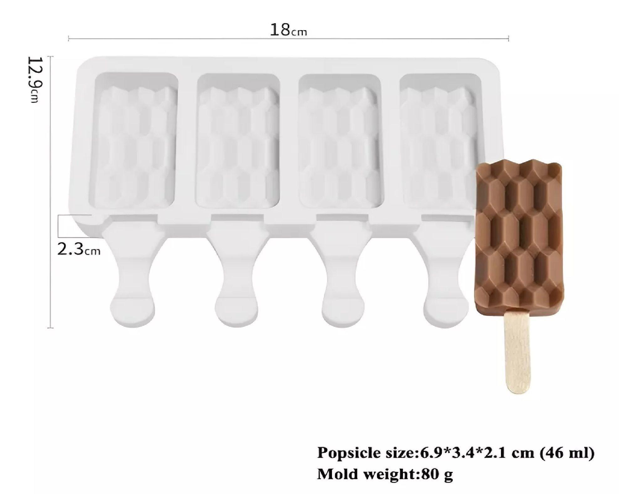 Moldes De Silicona Reposteria Molde Helados Molde Ladrillo-2