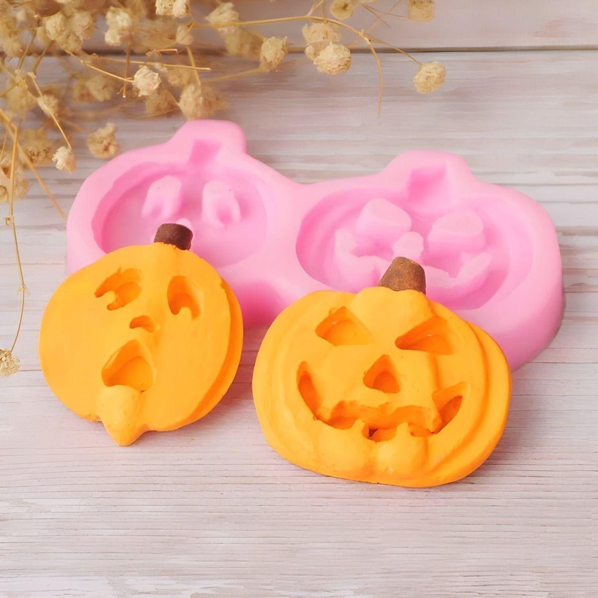 Molde De Silicona Molde Calabaza Molde Fondant Calabaza 2301-3