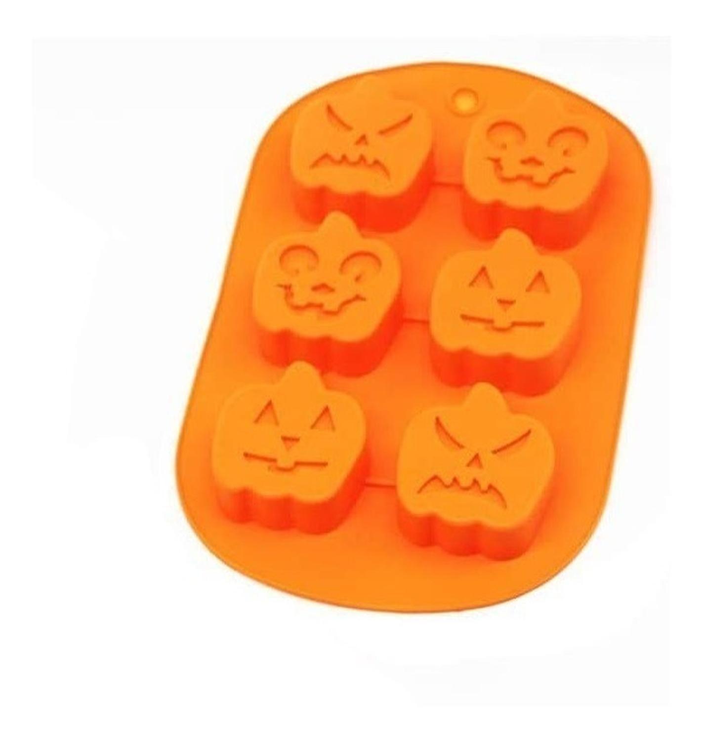 X2 Moldes Halloween Moldes Silicona Halloween Molde Calabaza Naranja-3