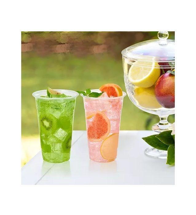 50 Vaso Plastico Desechable Vasos Transparentes 16oz 500ml-6