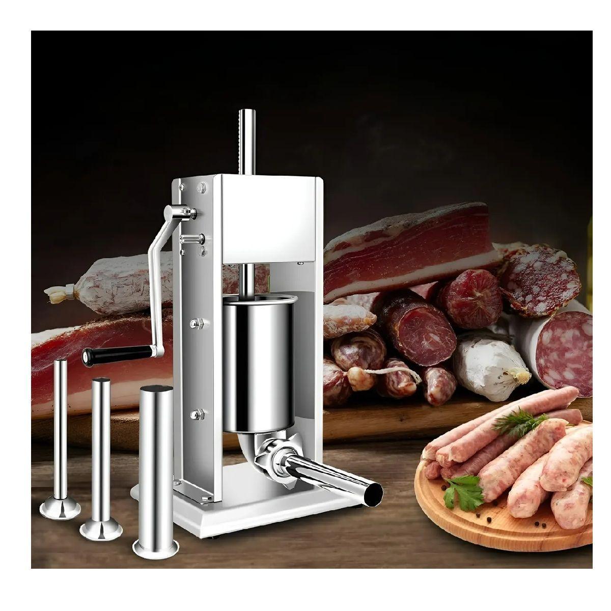 Embutidora Manual Embutidoras De Chorizos Salchichas 10l-3