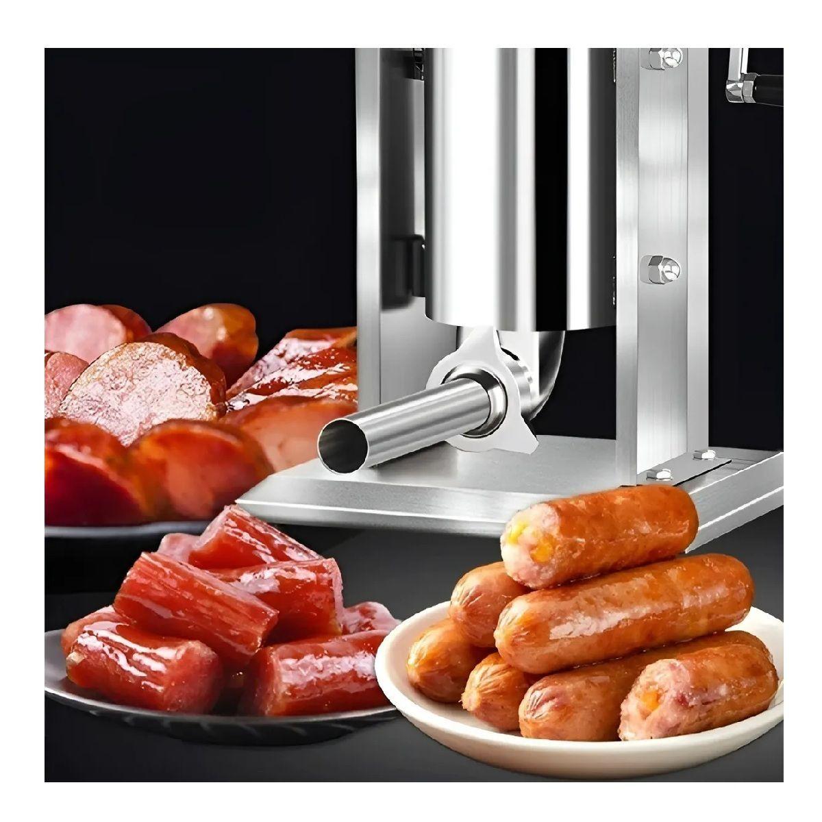 Embutidora Manual Embutidoras De Chorizos Salchichas 10l-6