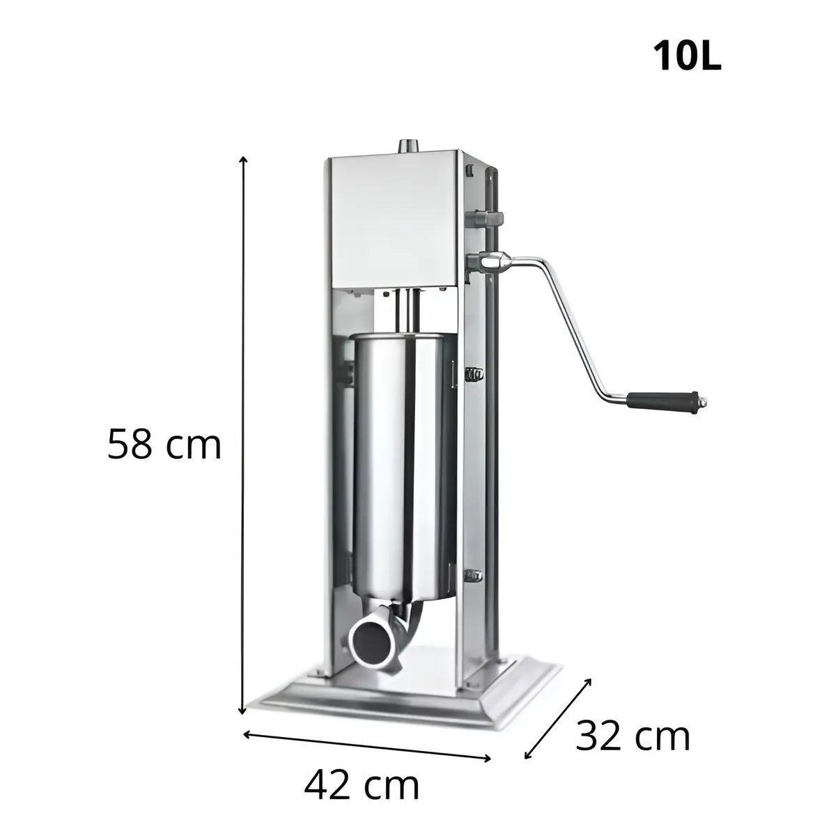 Embutidora Manual Embutidoras De Chorizos Salchichas 10l-2