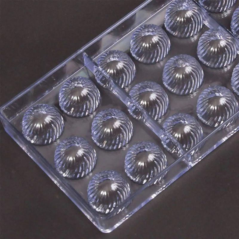 Pack X2 Moldes Chocolate Limon + Moldes Policarbonato Trufa Gris-5