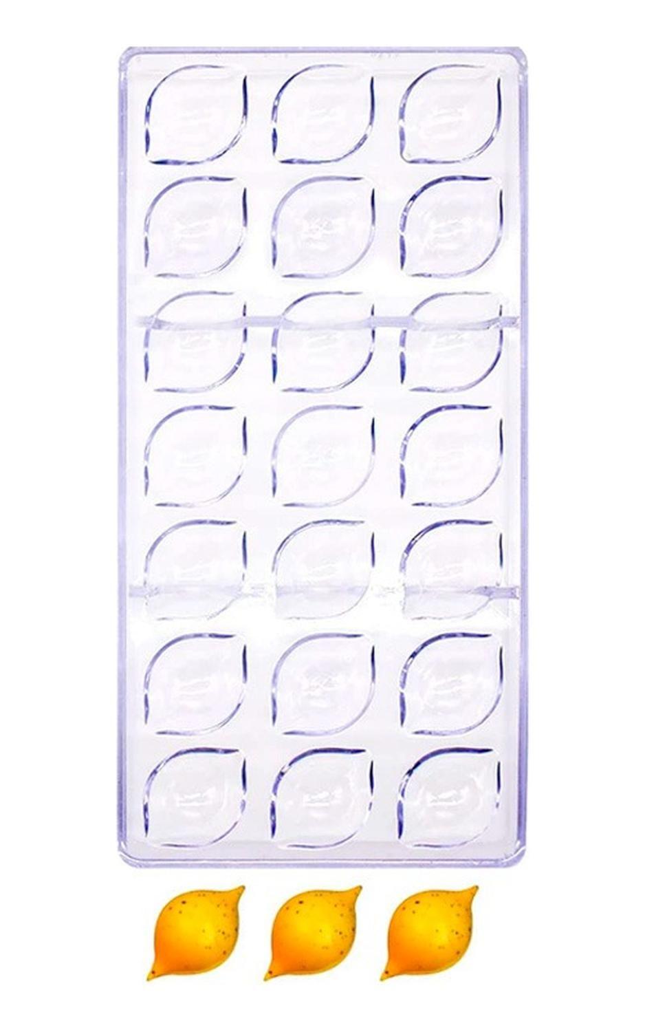 Pack X2 Moldes Chocolate Limon + Moldes Policarbonato Trufa Gris-1