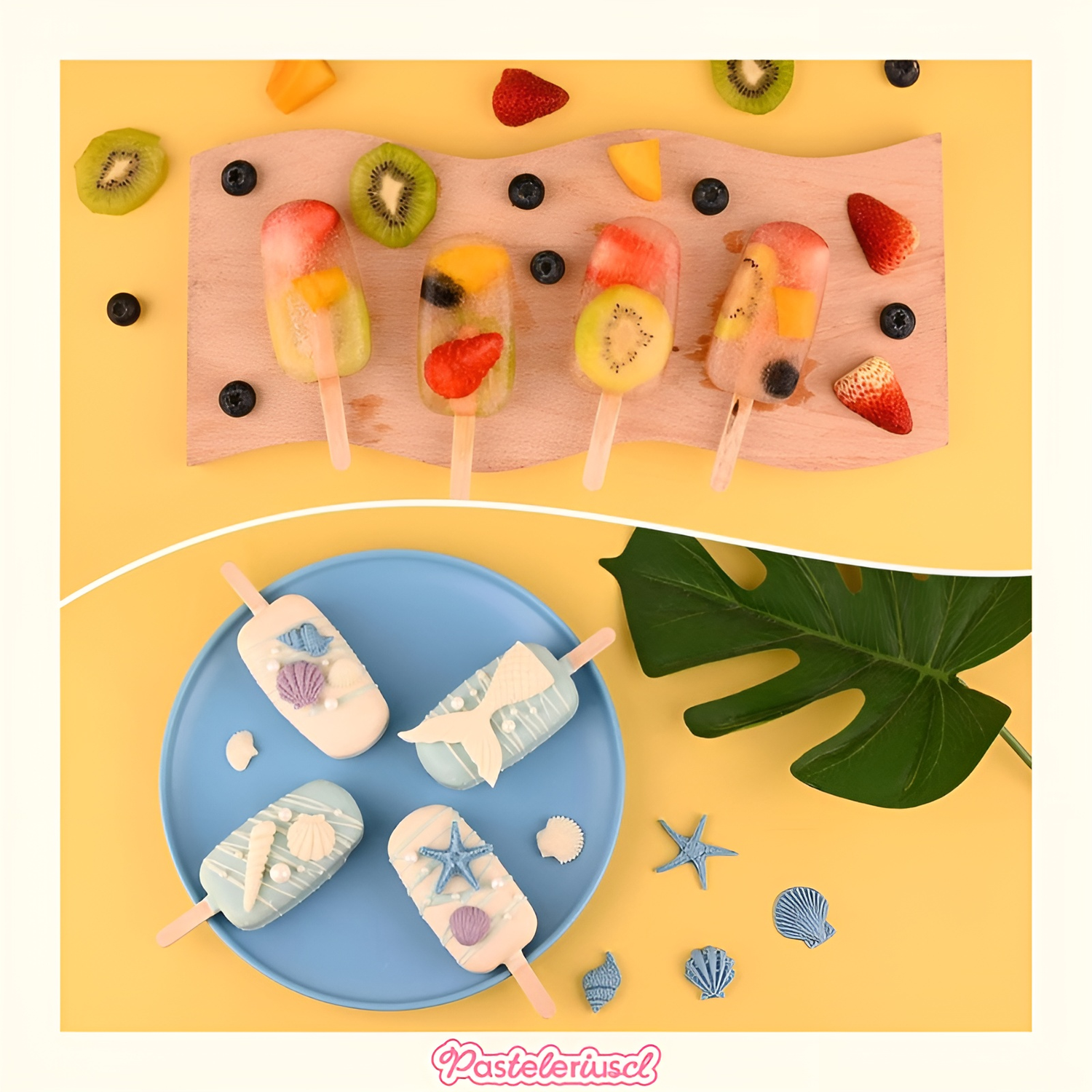 moldes de silicona para helados molde silicona reposteria Paletas Helado 0417-6