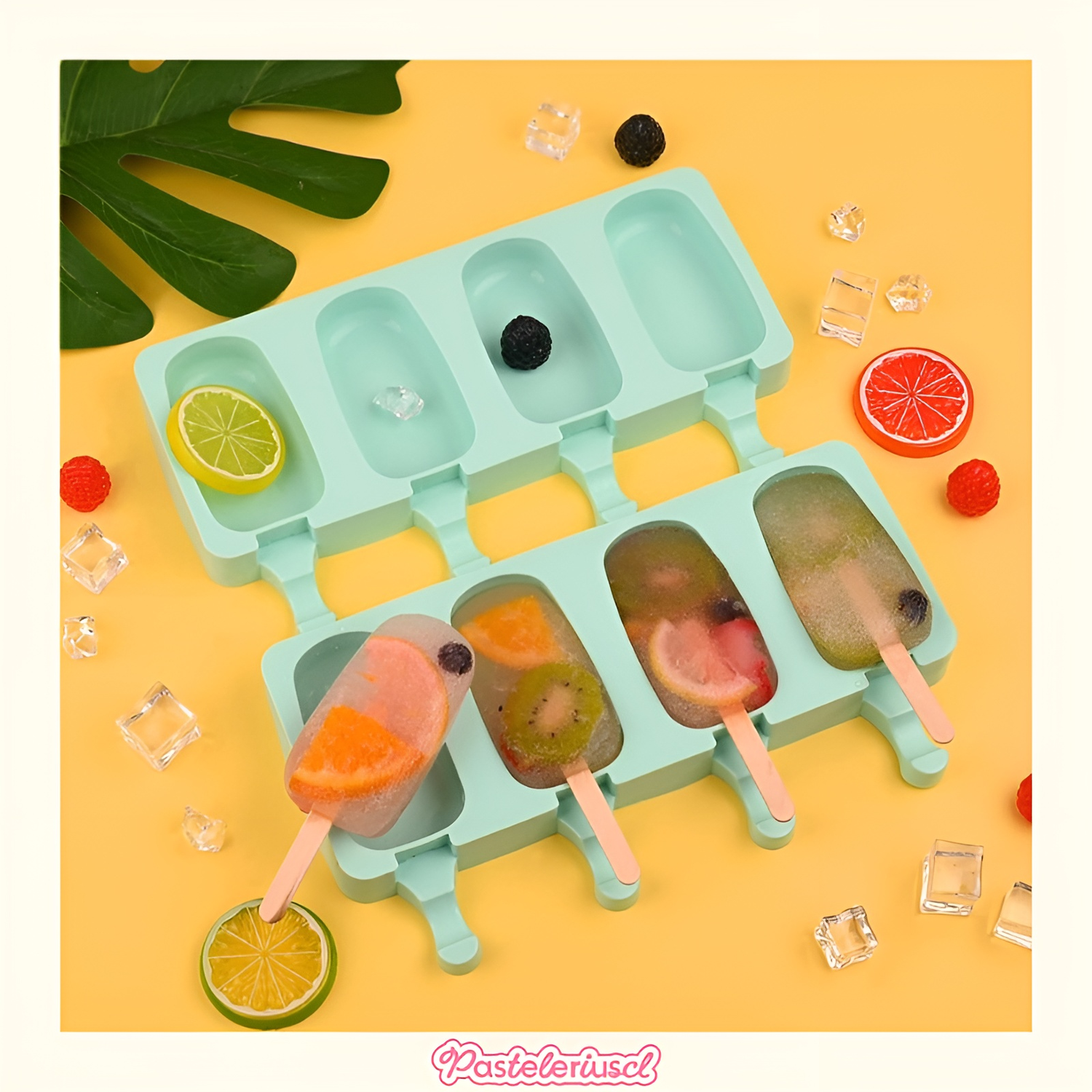 moldes de silicona para helados molde silicona reposteria Paletas Helado 0417-7