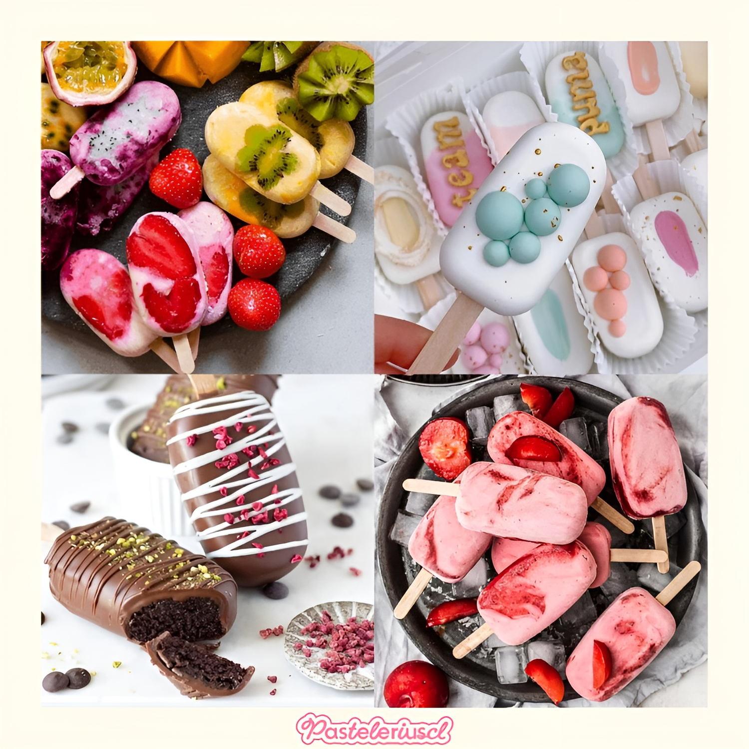 moldes de silicona para helados molde silicona reposteria Paletas Helado 0417-8