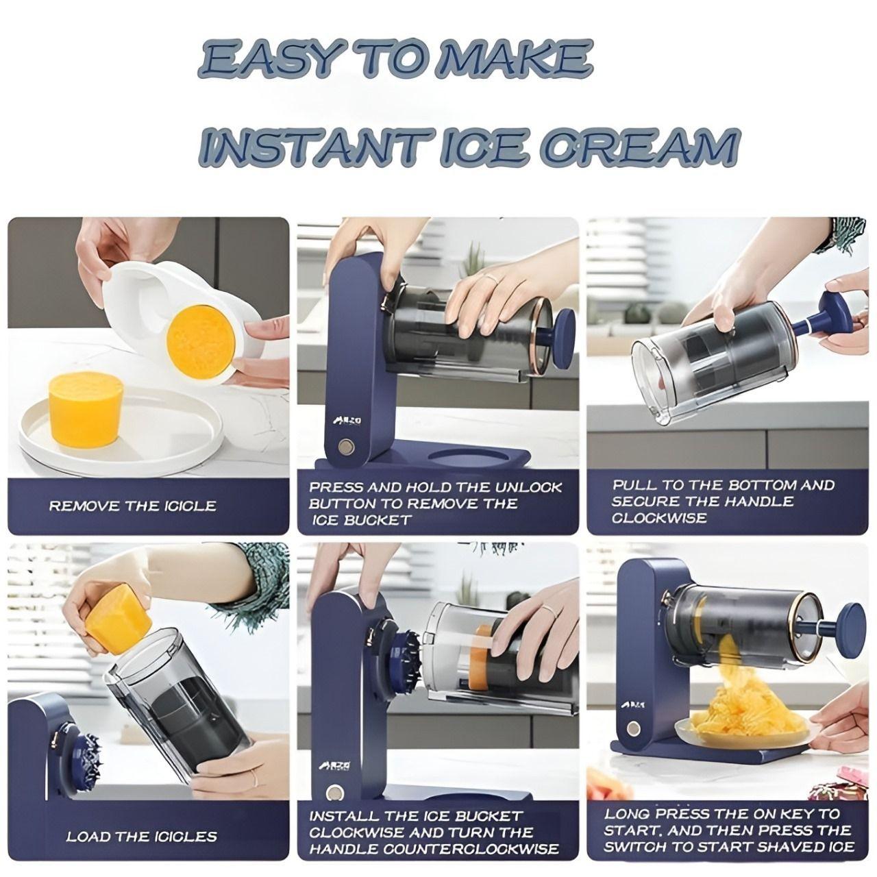 Helado Maquina Para Hacer Helado Maquina Helados Usb-6