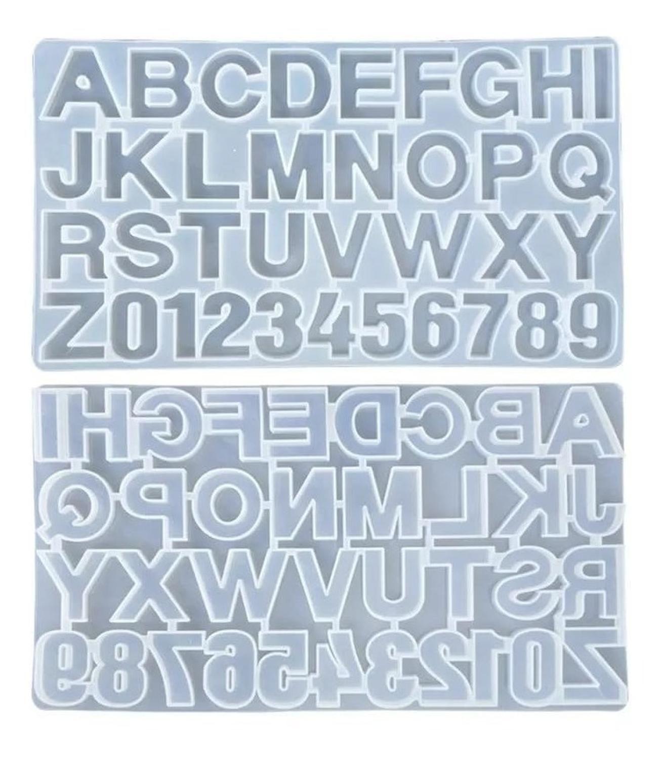 Molde De Silicona Letras Moldes Silicona Reposteria 36 Cavid-4