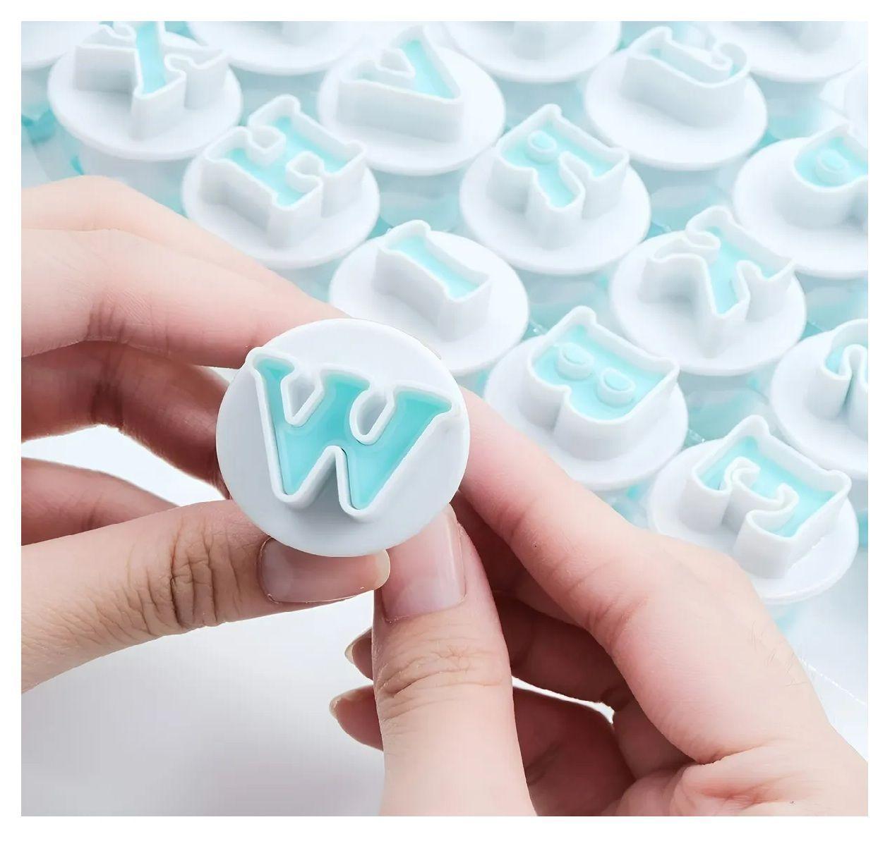 26 Cortador Fondant Letras Mayuscula Cortadores Con Expulsor-2