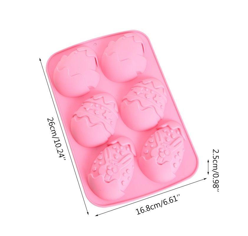 Packx2 Molde Chocolate Silicona Molde Chocolate Huevo Pascua-2