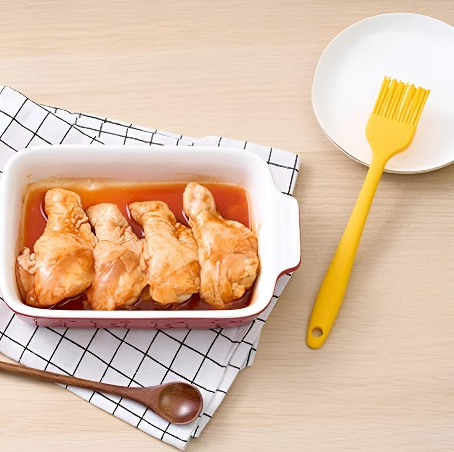 Brochas De Silicona Reposteria Utensilios Cocina Pincel 26cm-4
