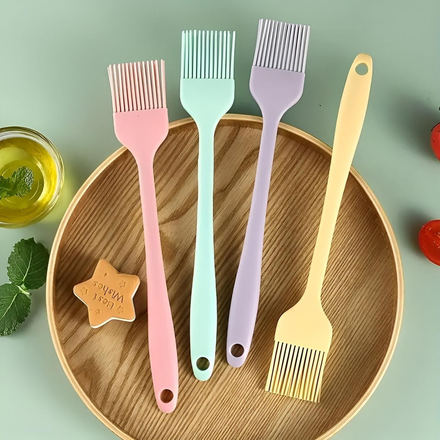 Brochas De Silicona Reposteria Utensilios Cocina Pincel 26cm-6