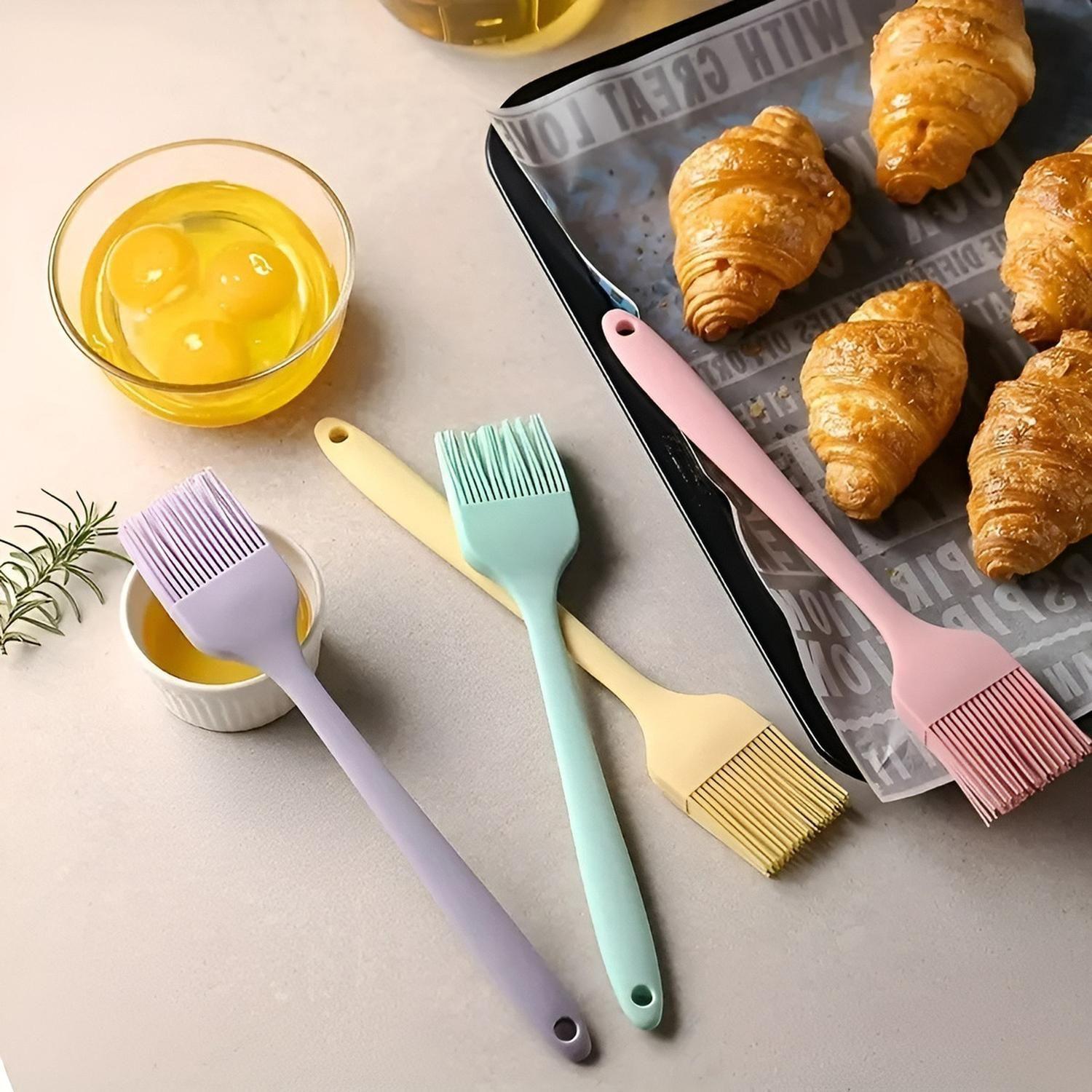 Brochas De Silicona Reposteria Utensilios Cocina Pincel 26cm-8