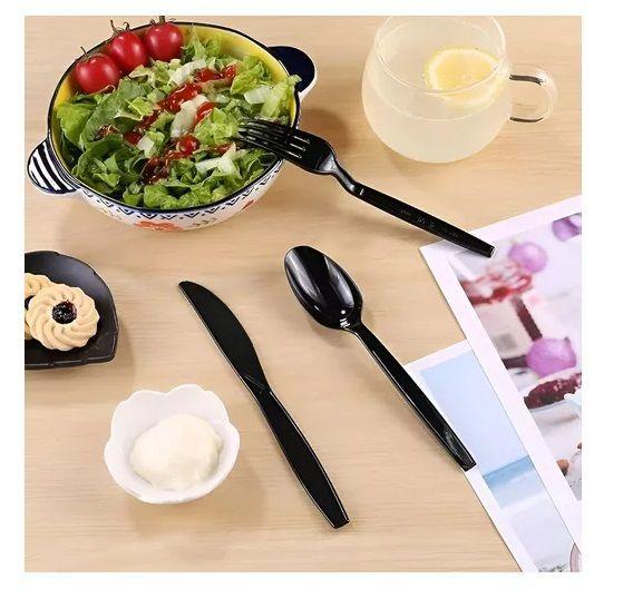 Cuchillo Plastico Cuchillos Desechable Servicio De Cubiertos-4