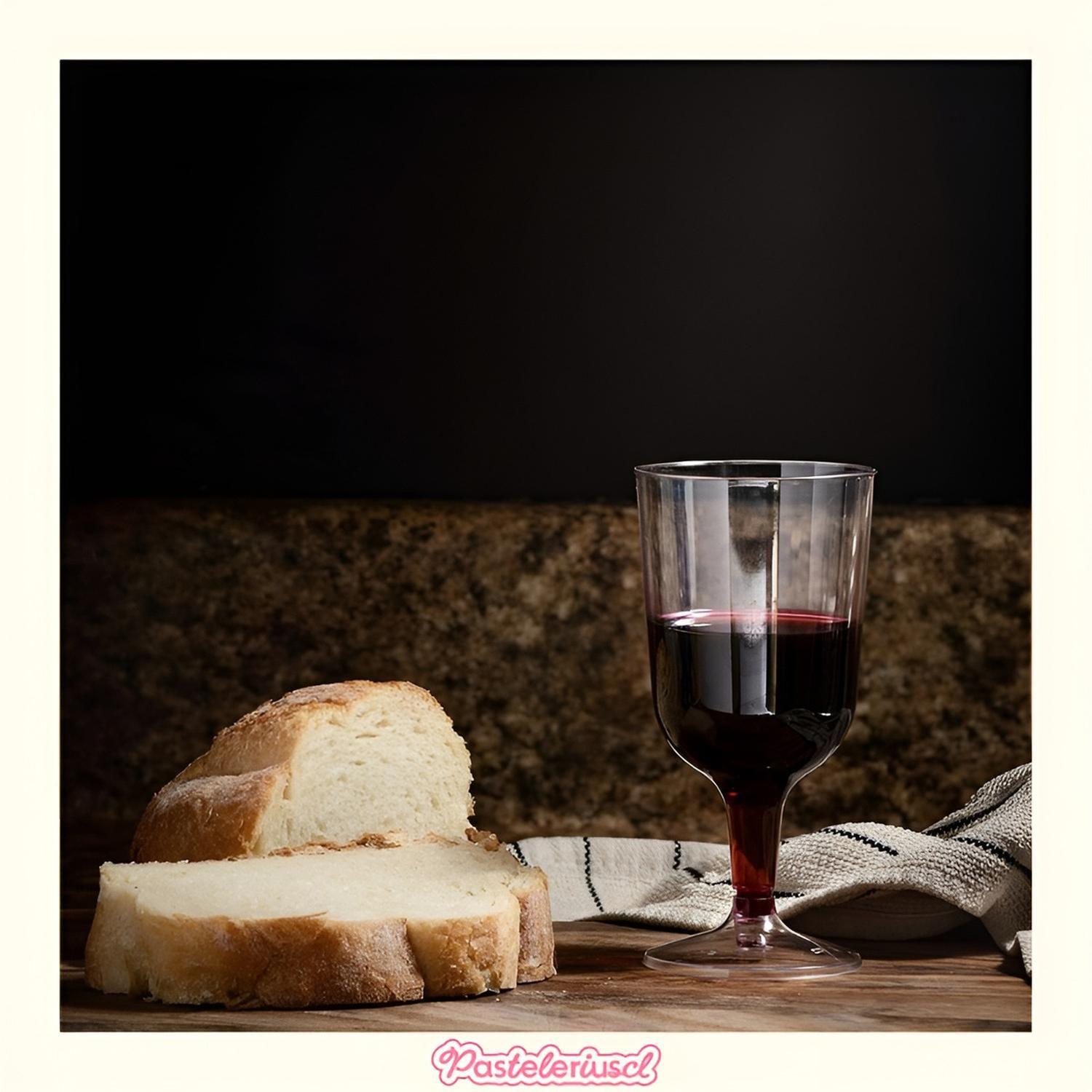 60 Copas De Vino Copas Plastico Desechables Transparente 6oz Transparente-9