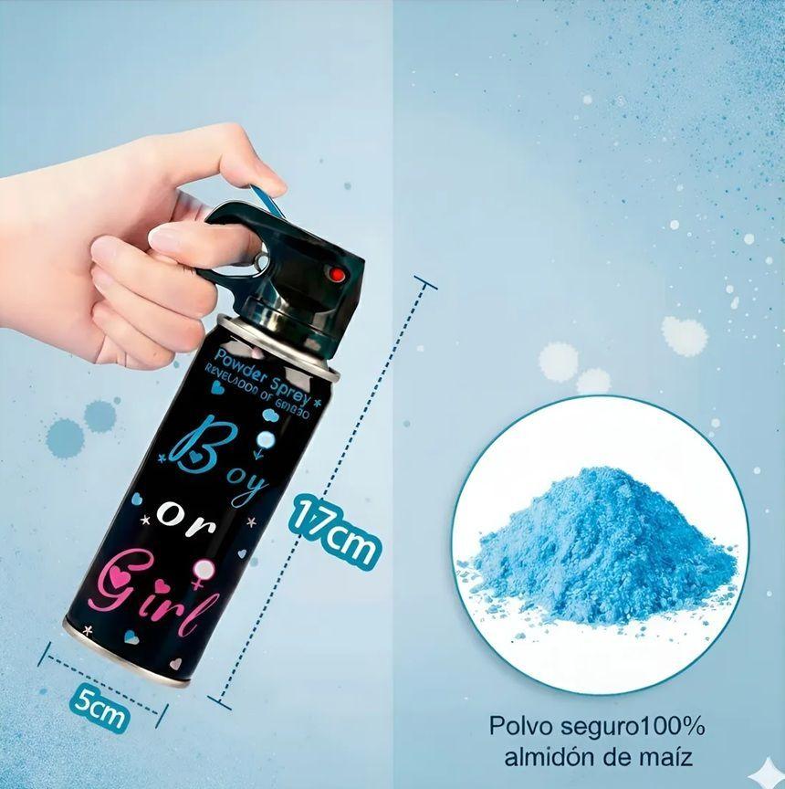 Pack X2 Extintor Humo Revelacion De Genero Cañon Spray Humo-2