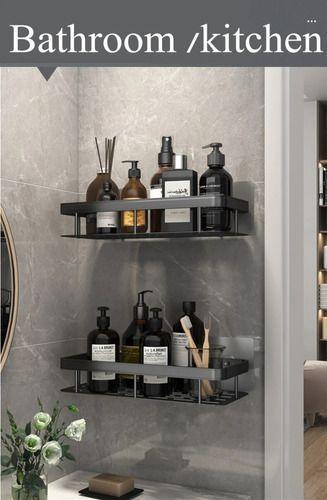 Organizador Ducha Negro Repisa Para Ducha 09h Accesorio Para Baño Organizador Baño Organizador Ducha-4