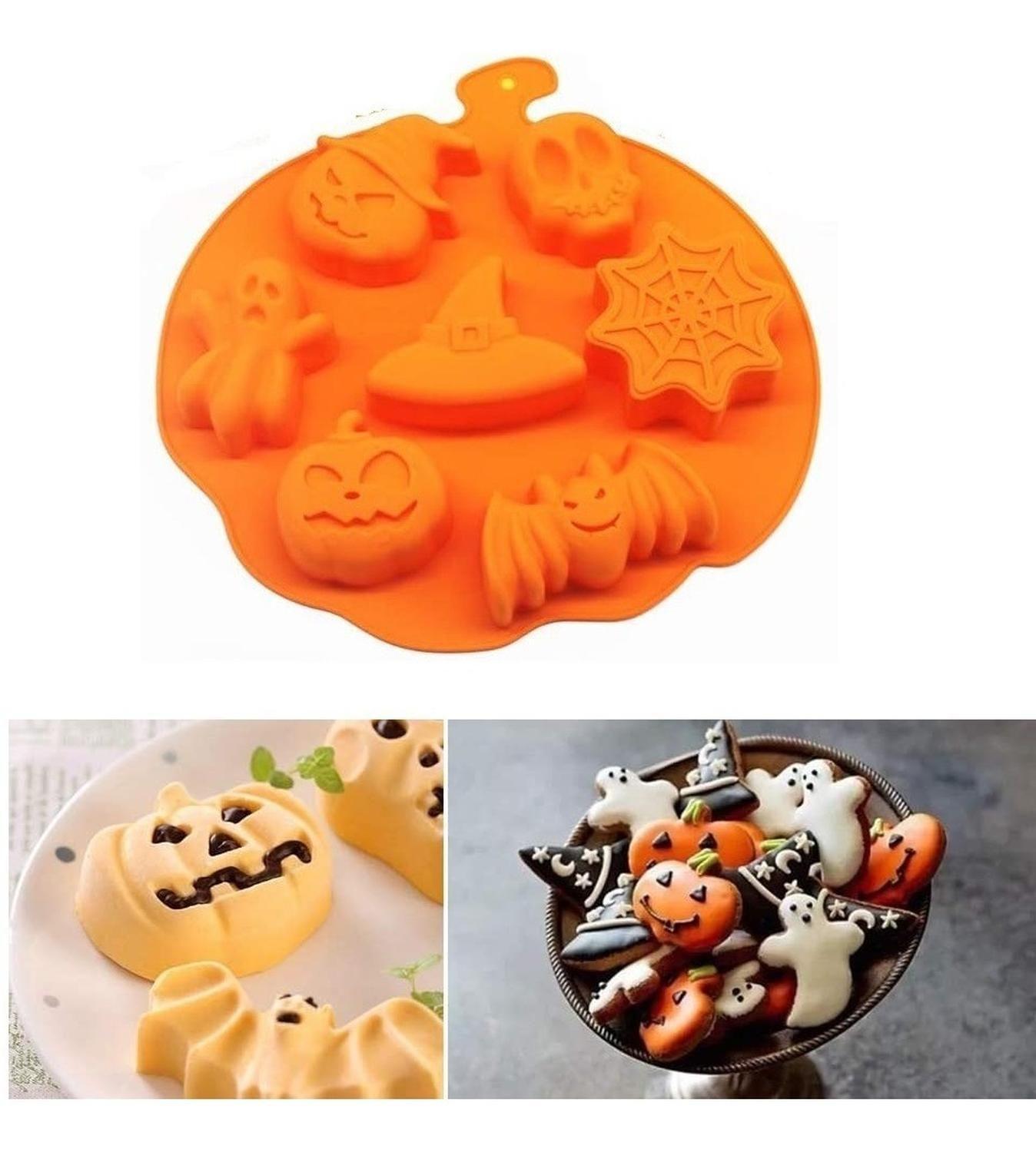 Moldes Halloween Moldes Silicona Halloween Molde Calabaza 7-0