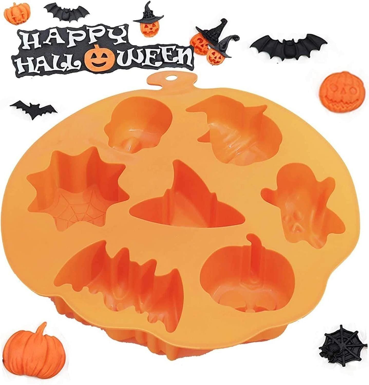 Moldes Halloween Moldes Silicona Halloween Molde Calabaza 7-4