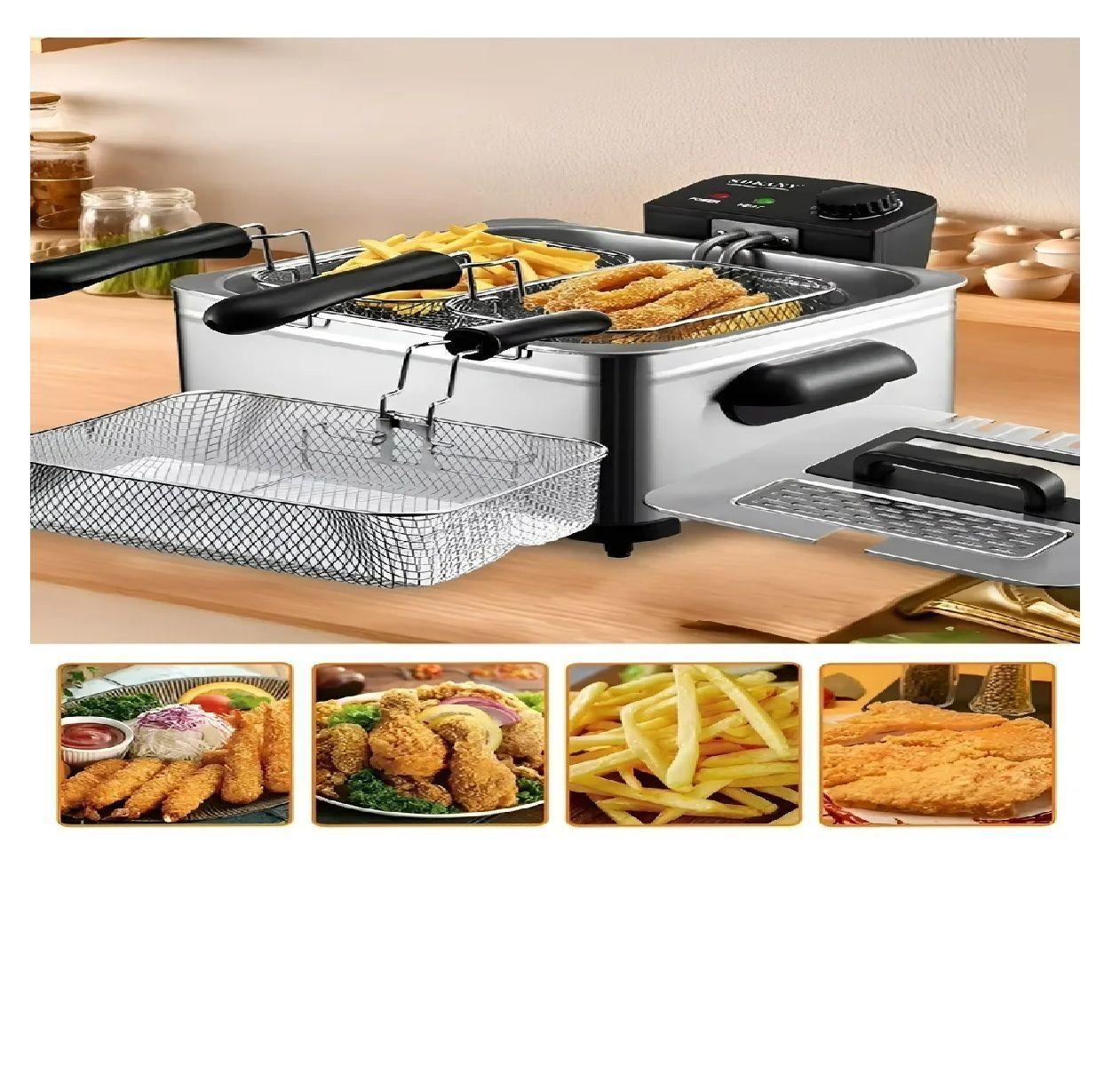 Freidoras Electricas Freidora De Aceite Freidora Papas 5.0l-6
