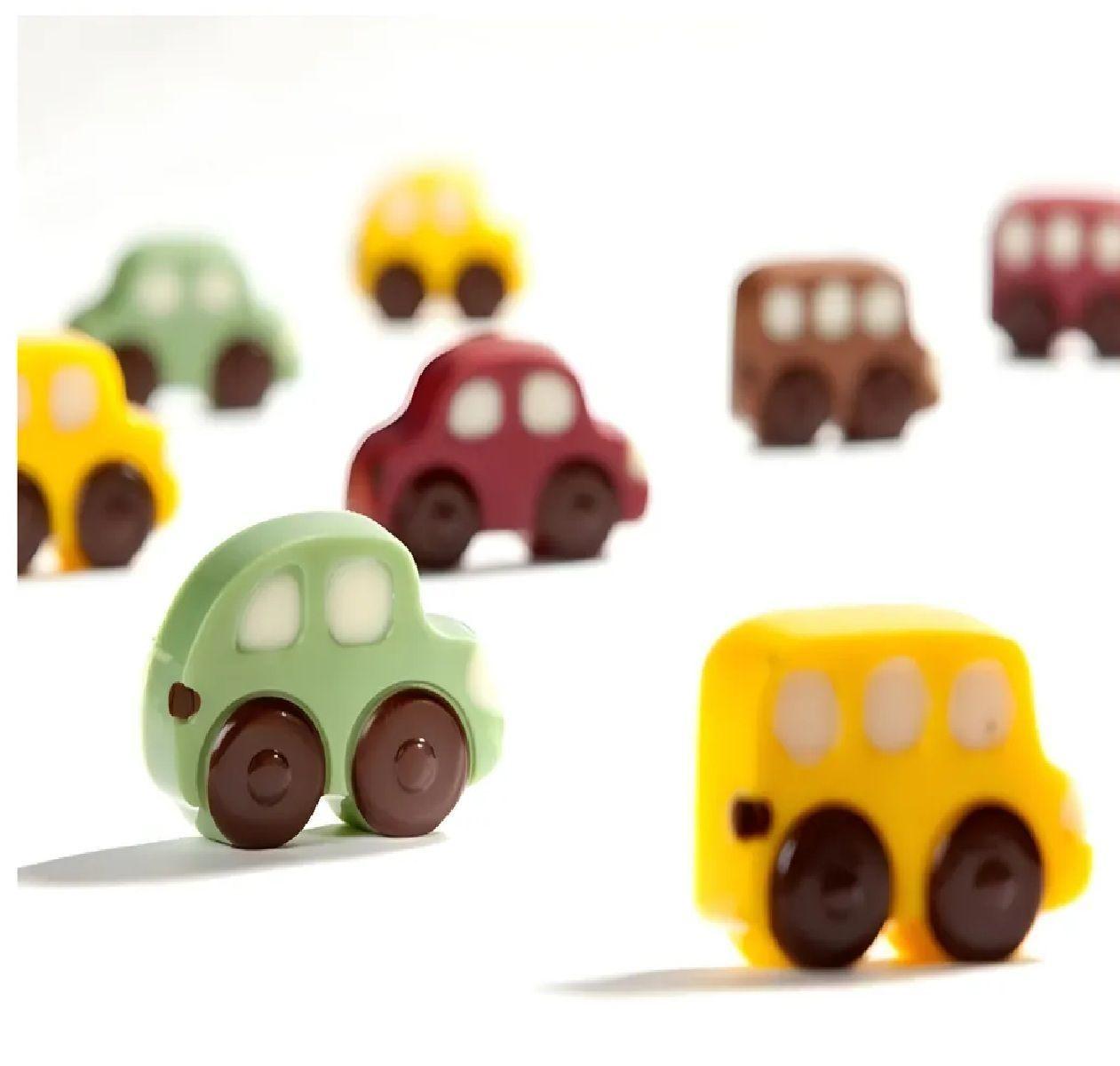 Moldes Policarbonato Molde Para Chocolate Molde Autos 24 Cav-4