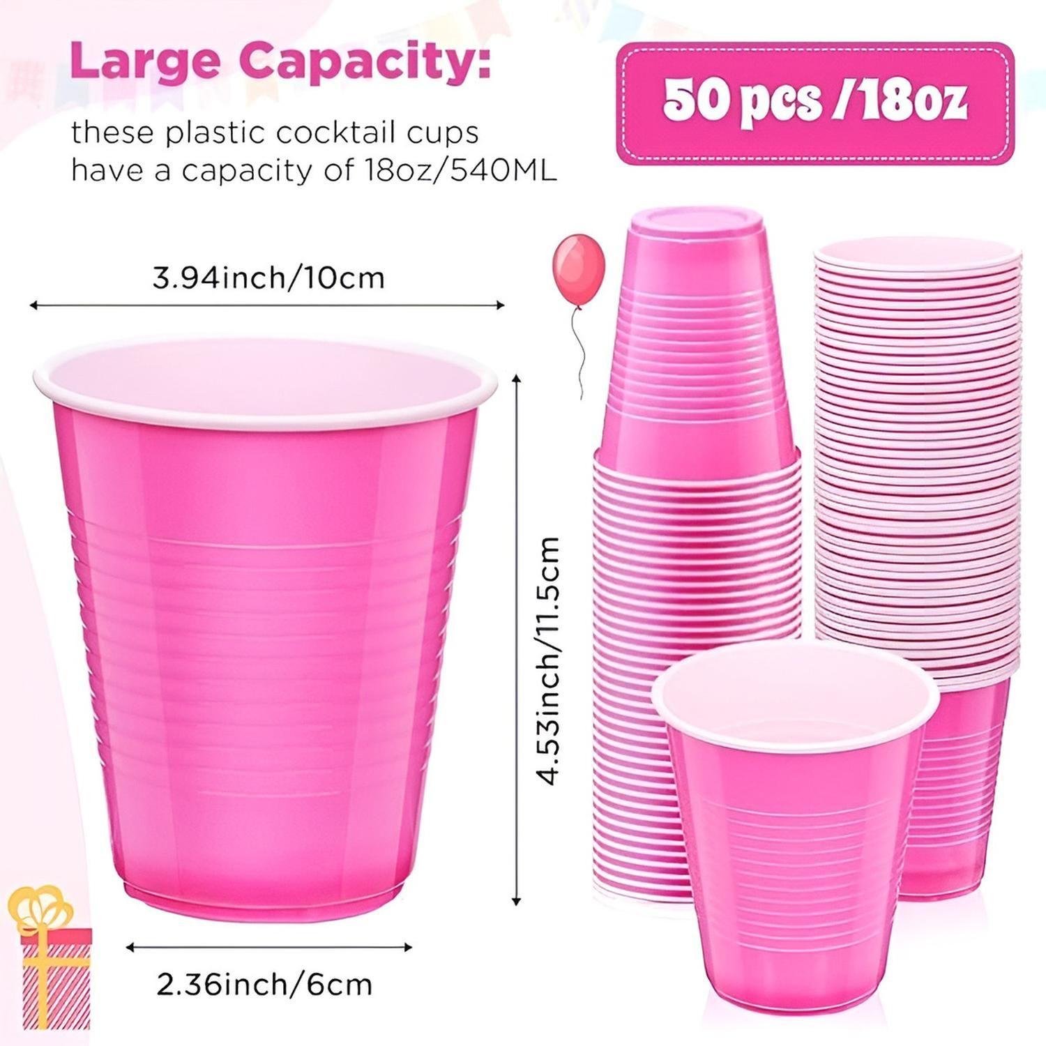 Vasos Plasticos Desechables Vaso Para Fiestas Vasos 500ml-2