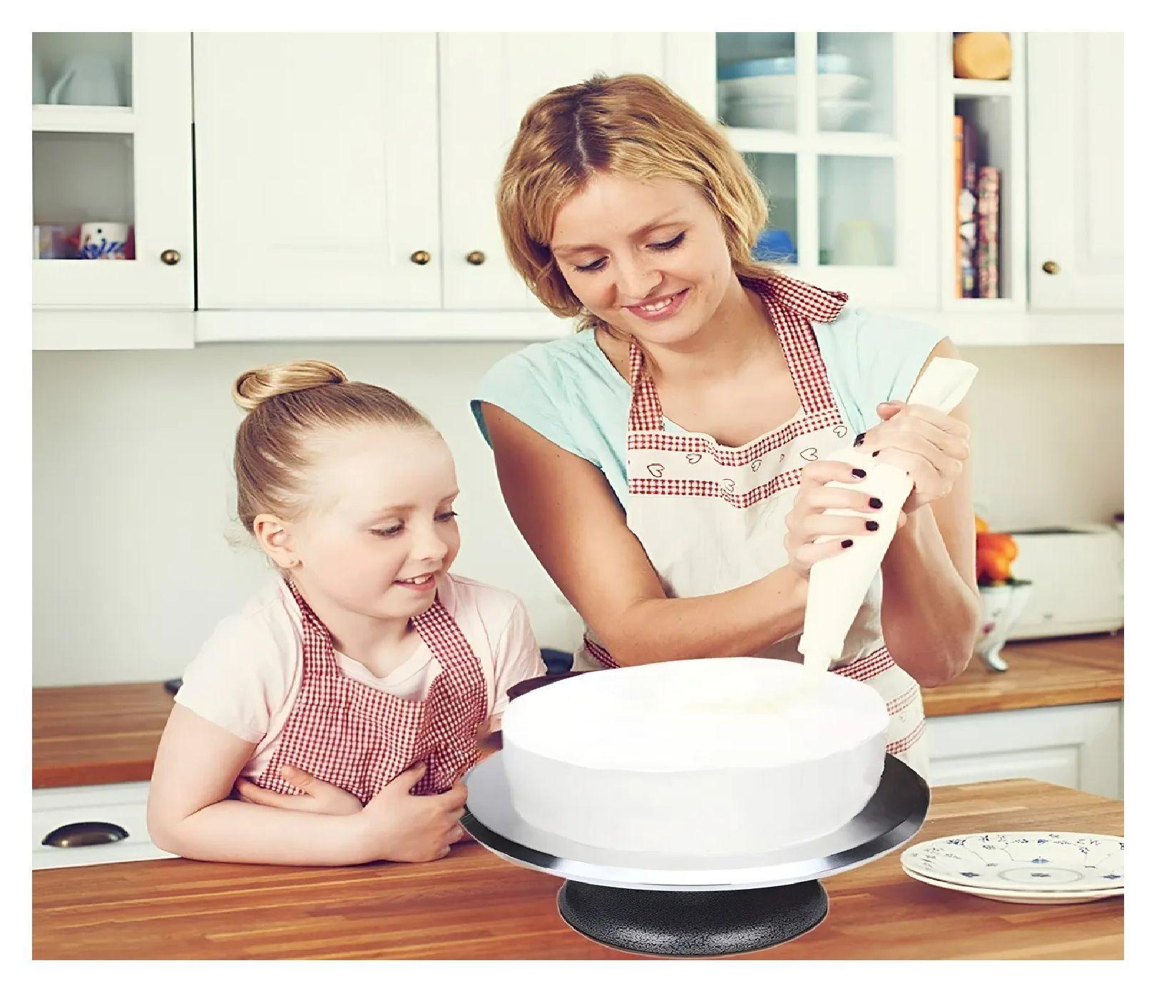 Base Torta Base Giratoria Torta Base De Torta Circular 25cm Porta Torta Base Giratoria Para Tortas-7